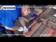 Máquina de quemado de rodillos de cilindro hidráulico con doble rotación 2500 mm de longitud