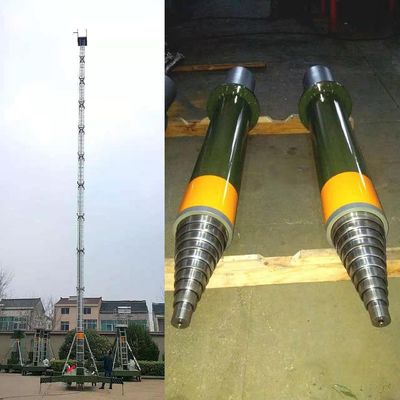 cilindro hidráulico compacto de varias etapas cilindros telescópicos de acción simple y doble