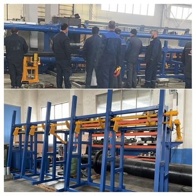 Banco industrial de tirado en frío 245 Bar 5.5m/min Velocidad Marco y estructura robustos