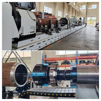 Máquina de borradura de triturador y rodillo ISO9001 para el procesamiento de agujeros internos