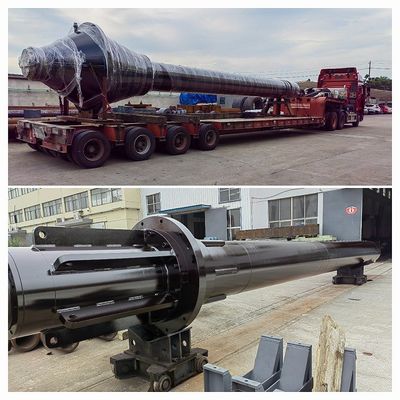 240 mm/min cilindro de fundición de velocidad con revestimiento láser cilindro hidráulico vertical