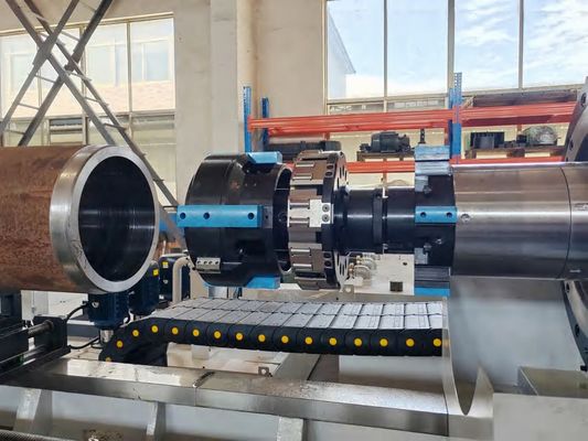 Máquina hidráulica de rotación y rotación de rodillos de SRB 4000 mm longitud de mecanizado