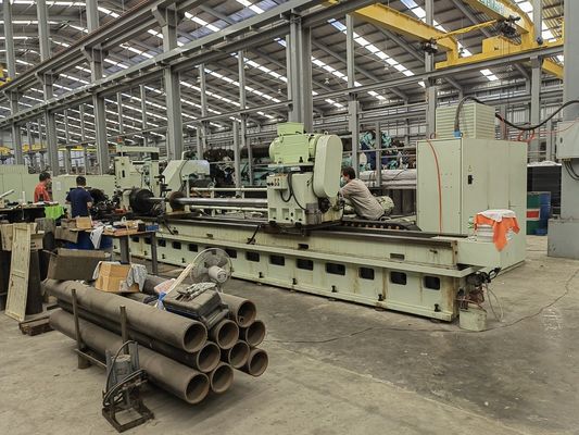 Ra 0,04 Rugosidad SRB Máquina HT300 Lecho de torno de fundición integral