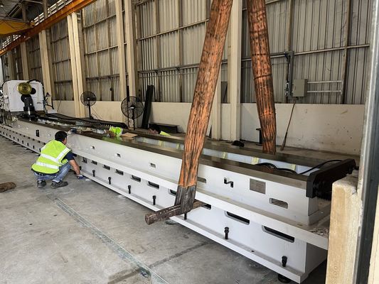 Máquina de quemado de rodillos de rotación única personalizada con longitud de tubo de 750 mm