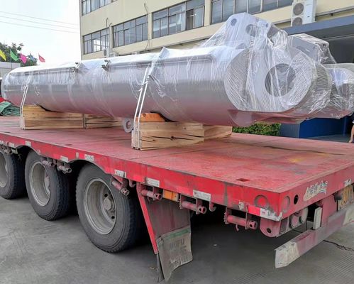 plataformas petrolíferas grúa cilindro hidráulico personalizado 25MPa presión de funcionamiento para la industria pesada
