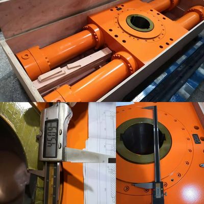Repuesto de engranajes hecho a medida Molino de acero cilindro hidráulico 16.5Mpa con 21 dientes de engranajes