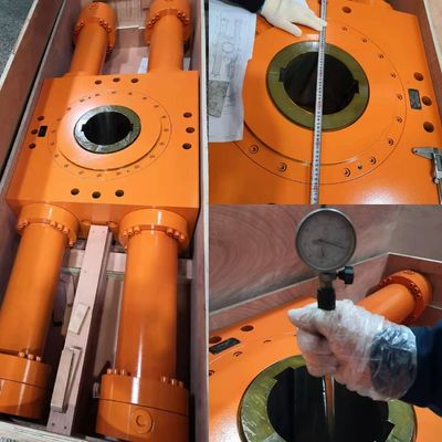 Repuesto de engranajes cilindro hidráulico personalizado de 16.5Mpa con diámetro de perforación de 160 mm