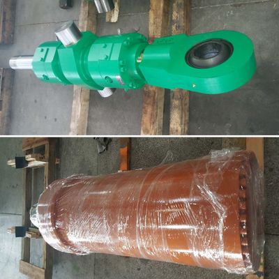 cilindros de prueba de presión de 32 MPa utilizados en el ámbito de la maquinaria pesada en la planta siderúrgica
