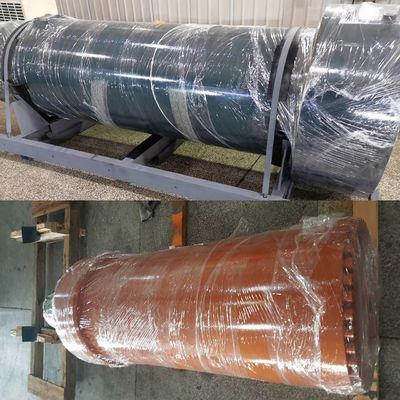 21 Mpa Presión de funcionamiento Fábrica de acero cilindros hidráulicos de trabajo pesado con diámetro máximo de perforación 865mm