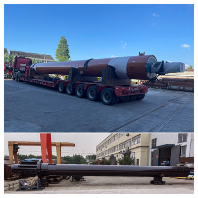 Construcción robusta cilindro hidráulico cromado auto-guiado anti rotación
