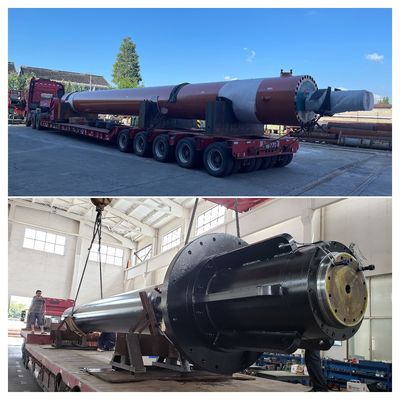 EOOE Máquina de fundición hidráulica cilindro auto-guiado 8800 mm de carrera
