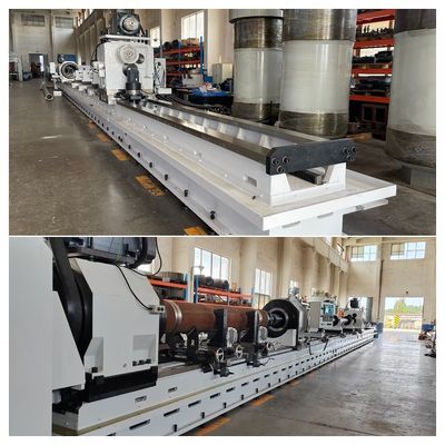EOOE Máquina de quemado de rodillos con fijación de la pieza de trabajo y rotación de la herramienta