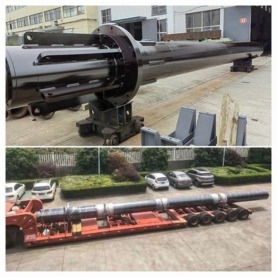Anti-rotación cilindro de fundición vertical autoguiado cilindro hidráulico cromado