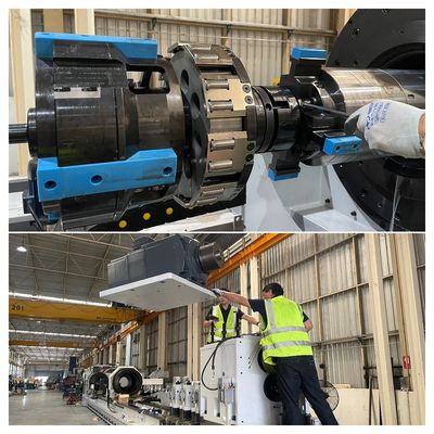 SIEMENS Proceso de agujero interno eléctrico de rodaje de rodillos de esquí con diseño de rieles de guía ultra anchos