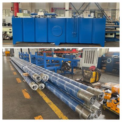Banco de extracción en frío de tubo sin costura Equipado con soportes de bomba hidráulica Rexroth Dibujo